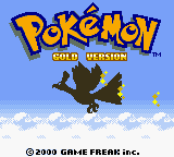 Pokemon Gold HardType Title Screen